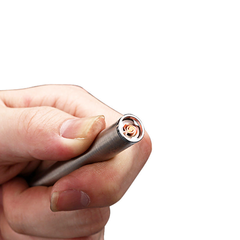 USB Charging Lighter Mini Windproof Cylinder Heating Wire Cigarette Lighter USB Charging Lighter Mini Windproof Cylinder Heating Wire Cigarette Lighter